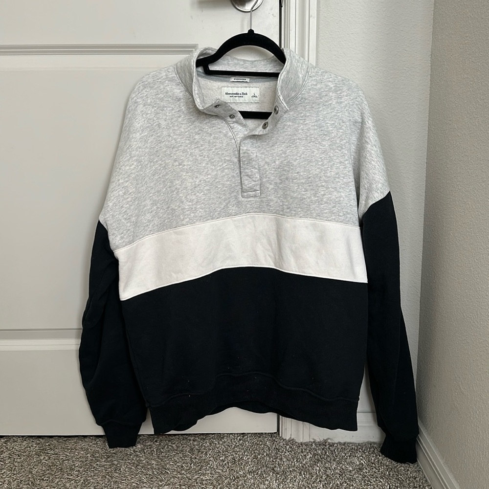 Abercrombie Half-Snap Sweatshirt